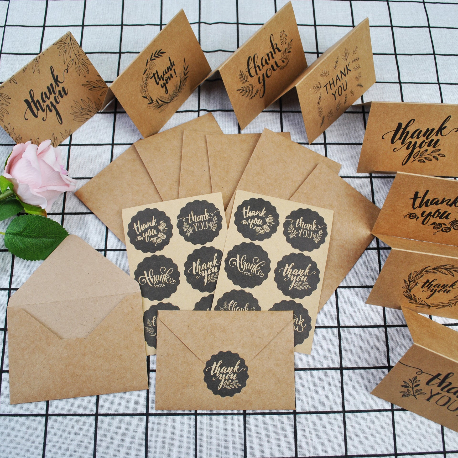 Tarjetas de agradecimiento al por mayor papel